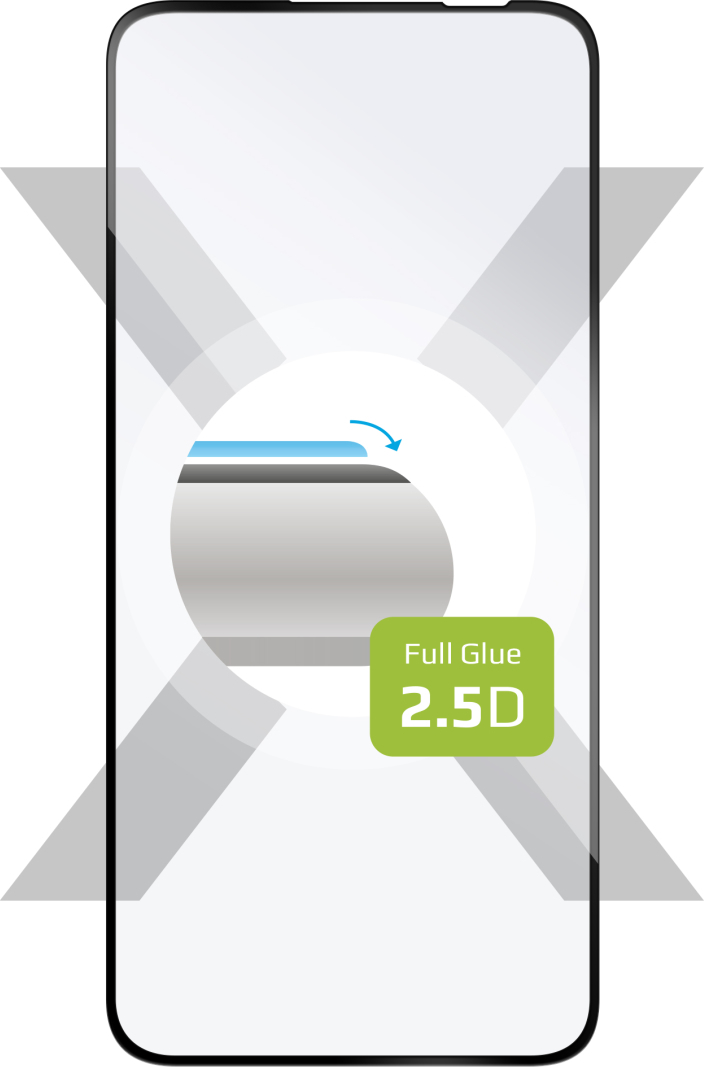 Ochranné tvrzené sklo FIXED Full-Cover pro Samsung Galaxy A54 5G, černé
