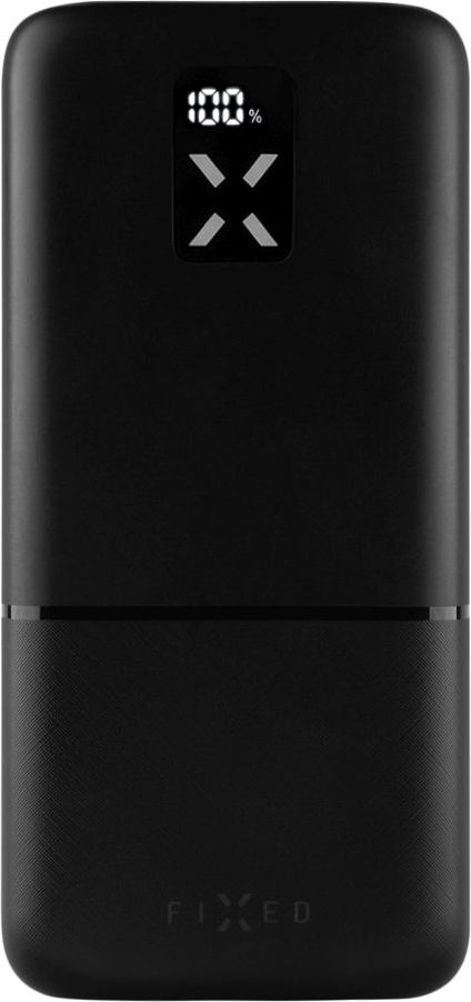 Powerbanka FIXED Zen 30 s LCD displejem a výstupem PD 20W, 30 000 mAh, černá