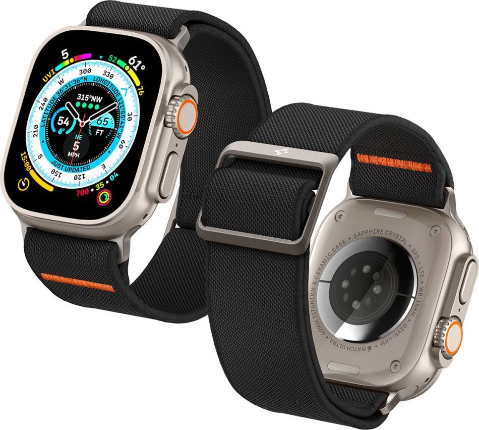 SPIGEN FIT LITE ULTRA APPLE WATCH 6 / 7 / 8 / 9 / 10 / SE / ULTRA 1 / 2 (44 / 45 / 46 / 49 MM) BLACK