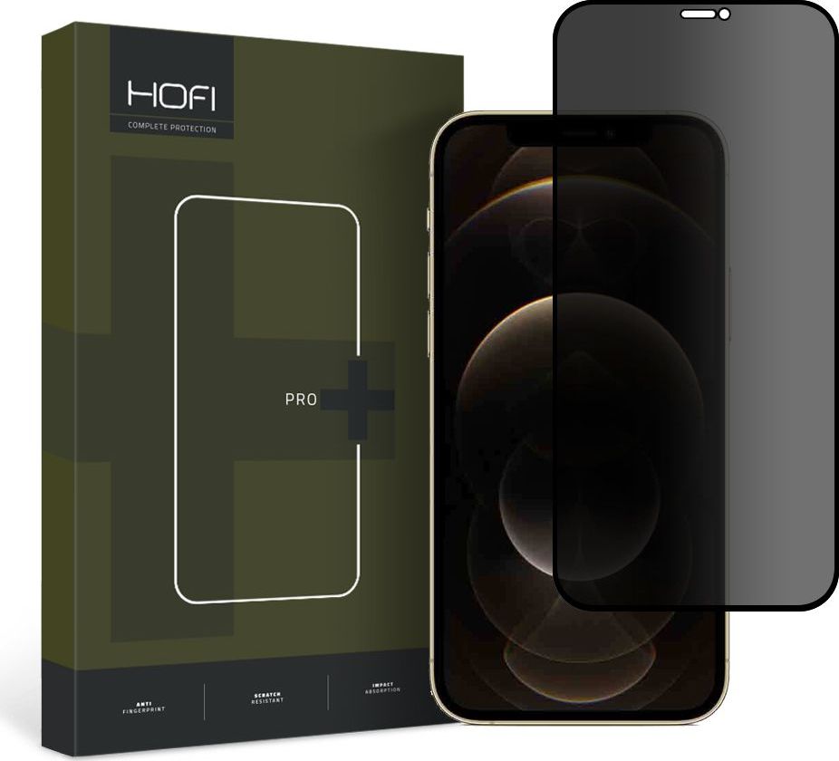 Tvrzené sklo zatmavující HOFI ANTI SPY GLASS PRO+ IPHONE 12 / 12 PRO PRIVACY