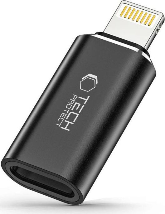 TECH-PROTECT ULTRABOOST ADAPTER LIGHTNING TO TYPE-C BLACK