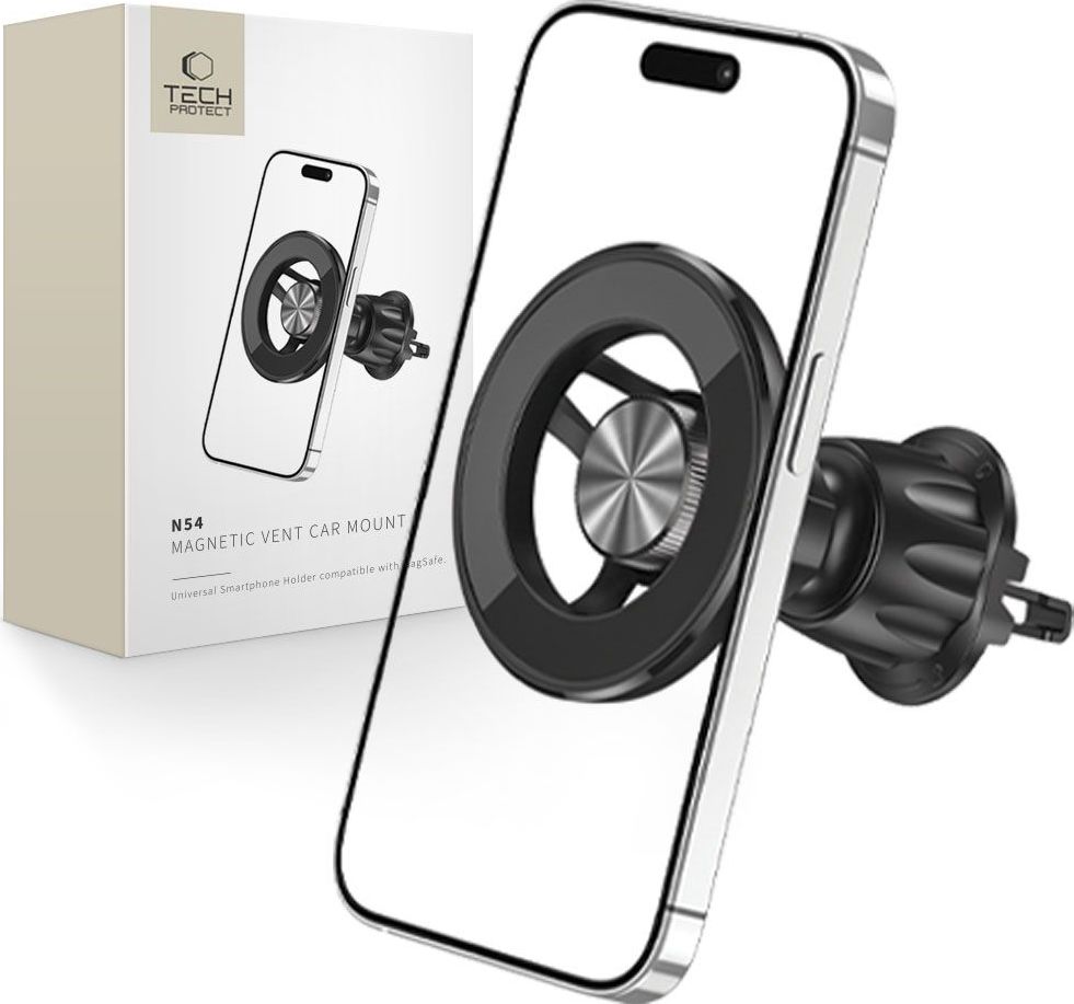 TECH-PROTECT N54 MAGNETIC MAGSAFE VENT CAR MOUNT BLACK