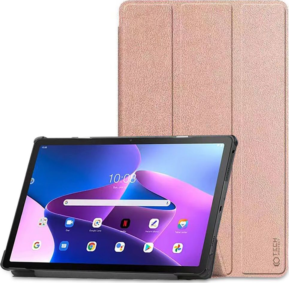 TECH-PROTECT SMARTCASE LENOVO TAB M10 PLUS 10.6 3RD GEN TB-125 / TB-128 ROSE GOLD