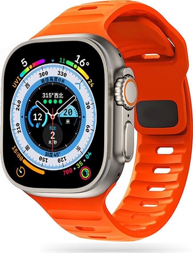 TECH-PROTECT ICONBAND LINE APPLE WATCH 6 / 7 / 8 / 9 / 10 / SE / ULTRA 1 / 2 (44 / 45 / 46 / 49 MM) ORANGE