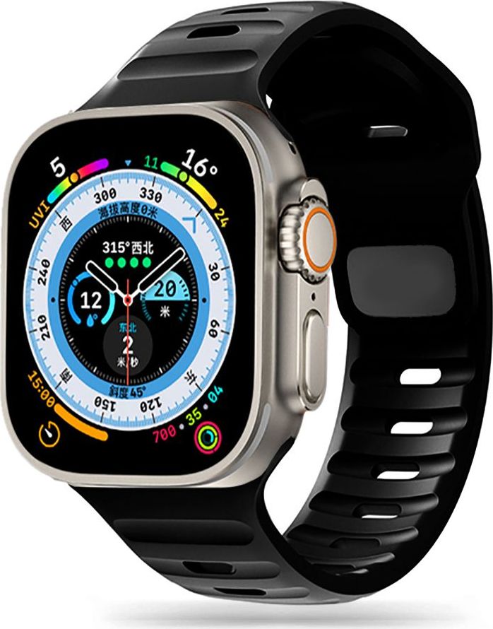 TECH-PROTECT ICONBAND LINE APPLE WATCH 6 / 7 / 8 / 9 / 10 / SE / ULTRA 1 / 2 (44 / 45 / 46 / 49 MM) BLACK