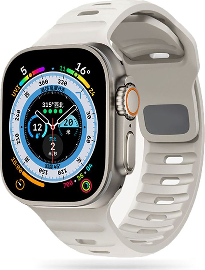 TECH-PROTECT ICONBAND LINE APPLE WATCH 6 / 7 / 8 / 9 / 10 / SE / ULTRA 1 / 2 (44 / 45 / 46 / 49 MM) STARLIGHT