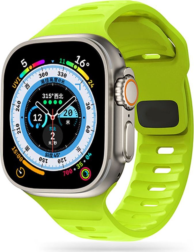 TECH-PROTECT ICONBAND LINE APPLE WATCH 6 / 7 / 8 / 9 / 10 / SE / ULTRA 1 / 2 (44 / 45 / 46 / 49 MM) LIME