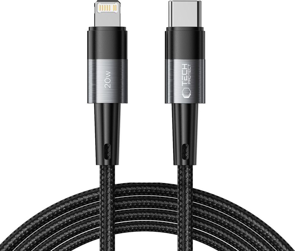 TECH-PROTECT ULTRABOOST LIGHTNING CABLE PD 20W / 3A 200CM GREY