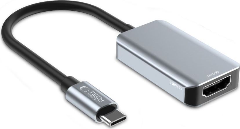 TECH-PROTECT ULTRABOOST ADAPTER TYPE-C TO HDMI 4K 60HZ BLACK