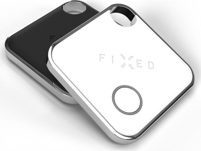 Smart tracker FIXED Tag s podporou Find My, 2 ks, černý + bílý