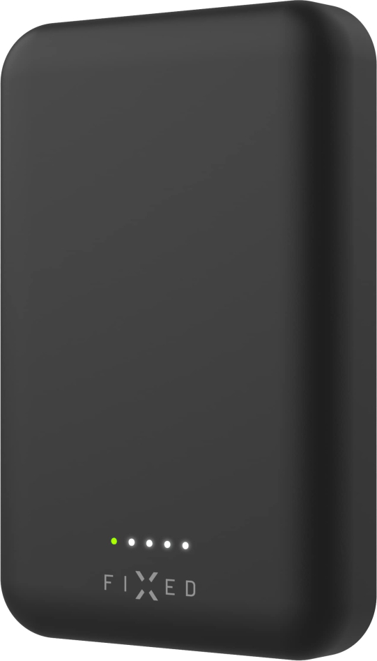 Powerbanka FIXED MagZen s bezdrátovým nabíjením a podporou Magsafe, 6 000 mAh, černá