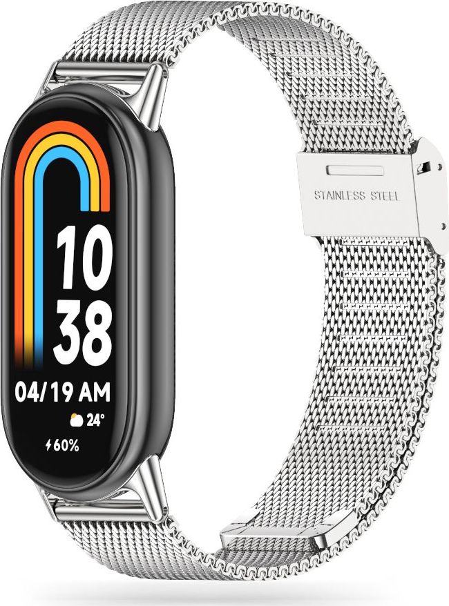 TECH-PROTECT MILANESEBAND XIAOMI SMART BAND 8 / 9 / 10 / NFC SILVER