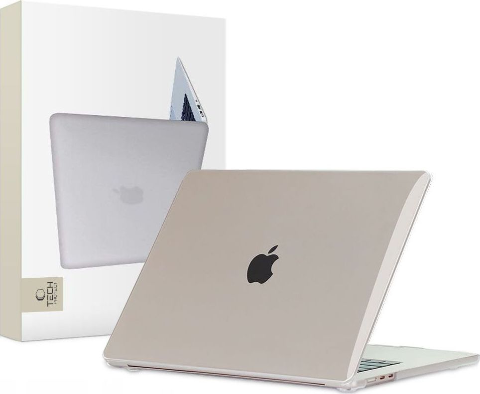 TECH-PROTECT SMARTSHELL MACBOOK AIR 15 M2 / M3 / M4 / 2023-2025 CRYSTAL CLEAR