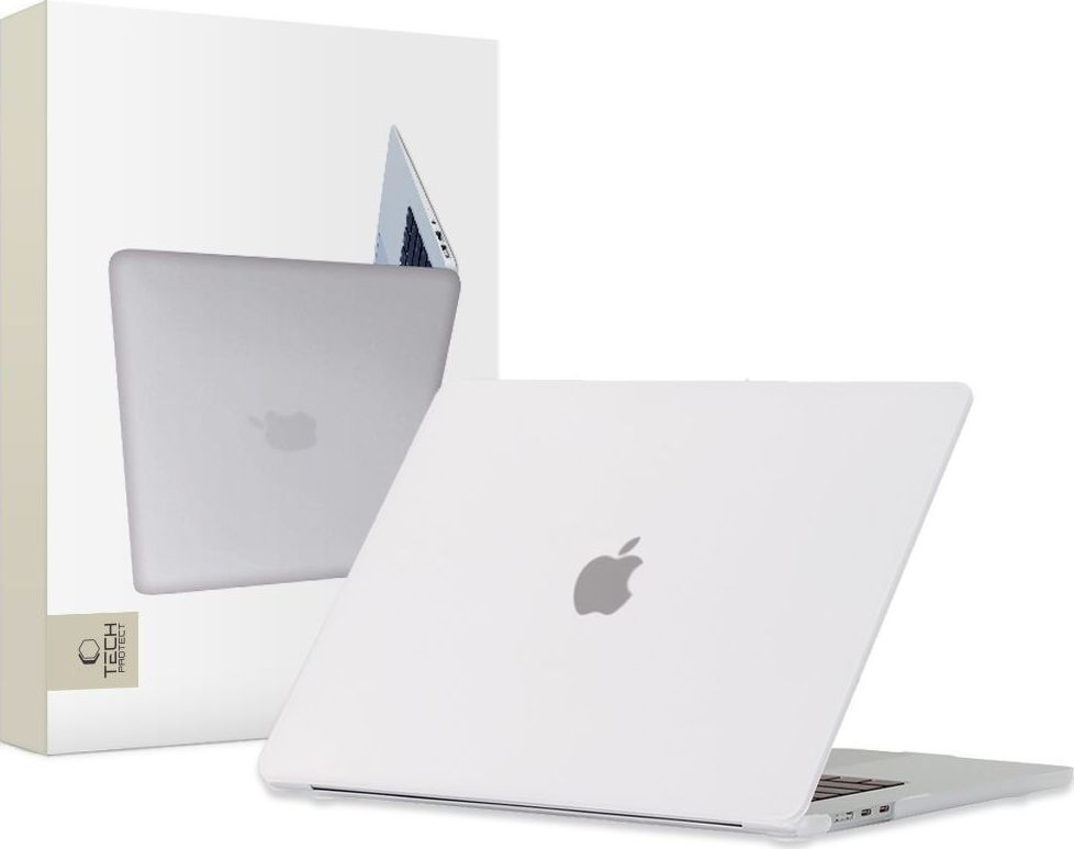 TECH-PROTECT SMARTSHELL MACBOOK AIR 15 M2 / M3 / M4 / 2023-2025 MATTE CLEAR