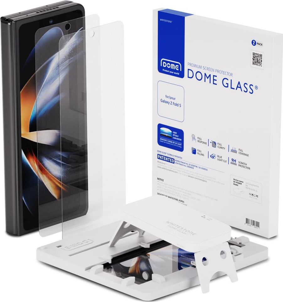Tvrzené sklo WHITESTONE DOME GLASS 2-PACK GALAXY Z FOLD 5 CLEAR