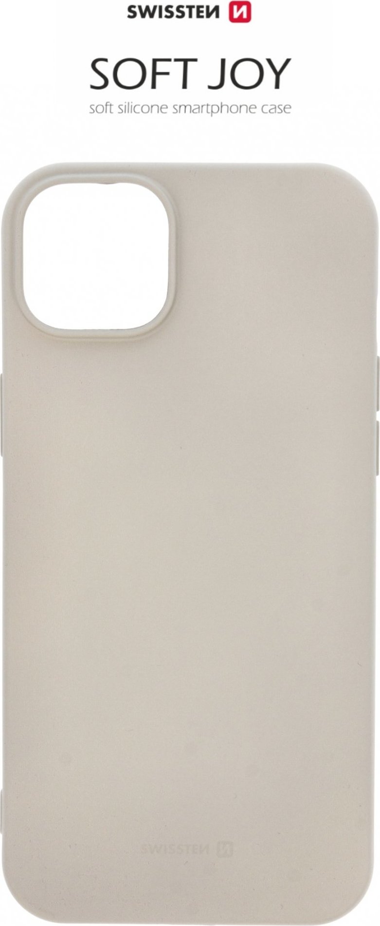 POUZDRO SWISSTEN SOFT JOY PRO APPLE IPHONE 15 PLUS KAMENNĚ ŠEDÉ
