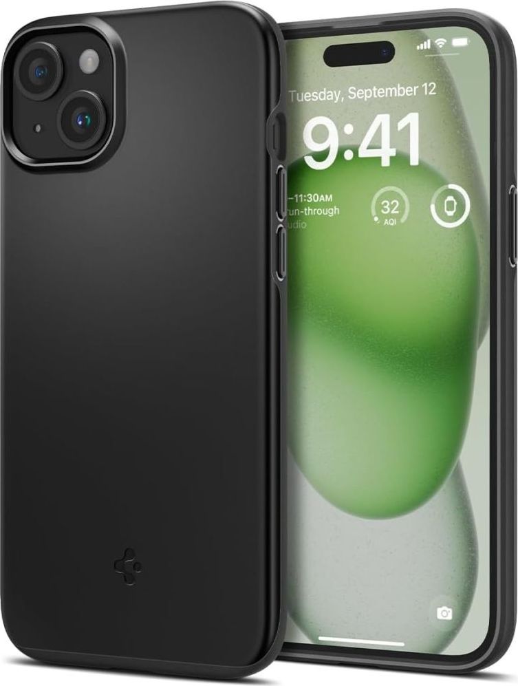SPIGEN THIN FIT IPHONE 15 PLUS BLACK