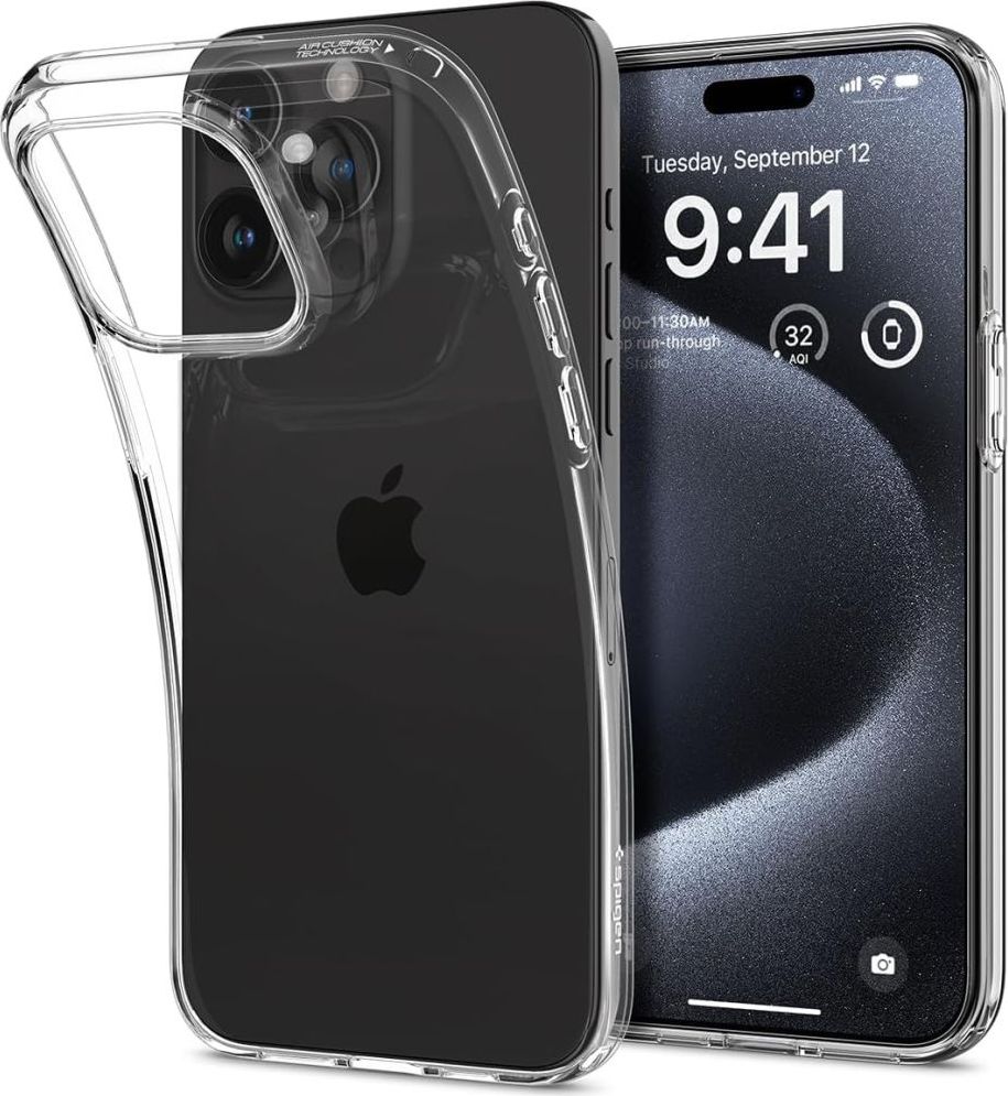 SPIGEN LIQUID CRYSTAL IPHONE 15 PRO CRYSTAL CLEAR