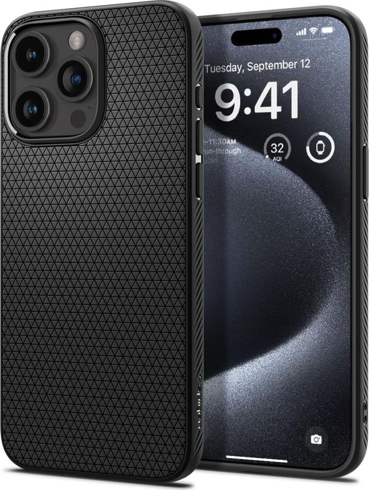 SPIGEN LIQUID AIR IPHONE 15 PRO MATTE BLACK