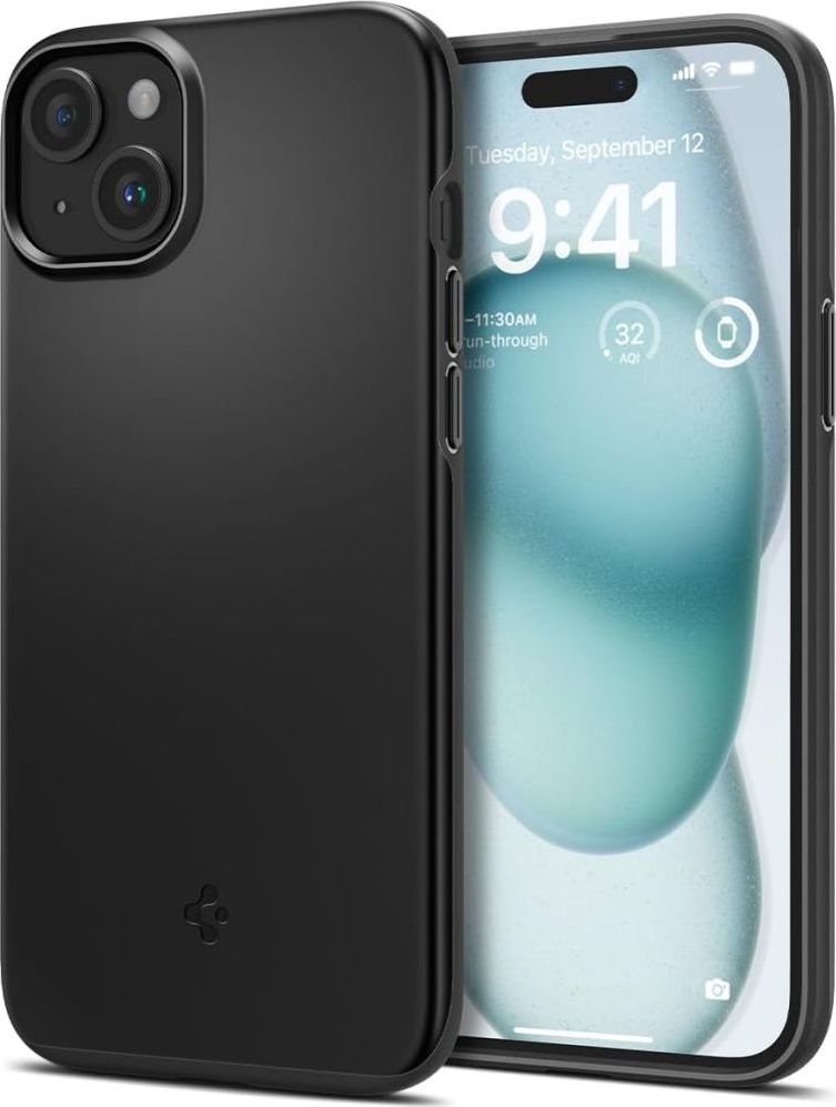 SPIGEN THIN FIT IPHONE 15 BLACK