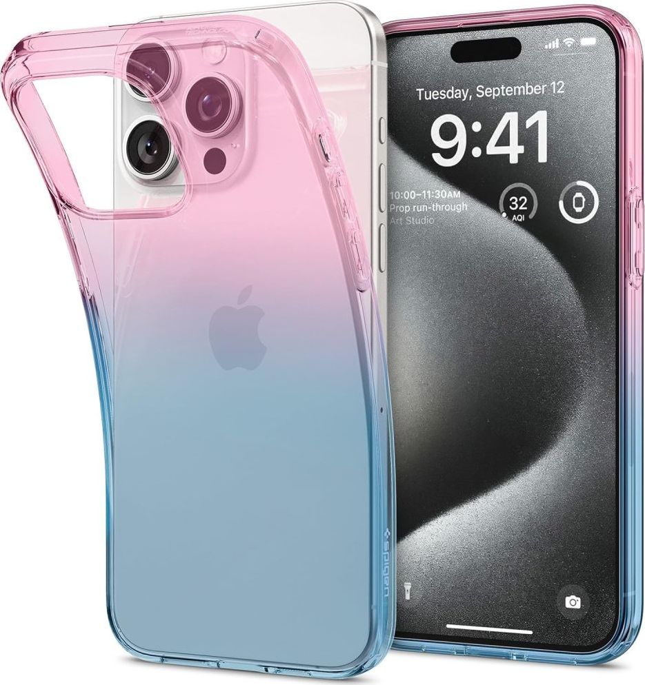 SPIGEN LIQUID CRYSTAL IPHONE 15 PRO GRADATION PINK