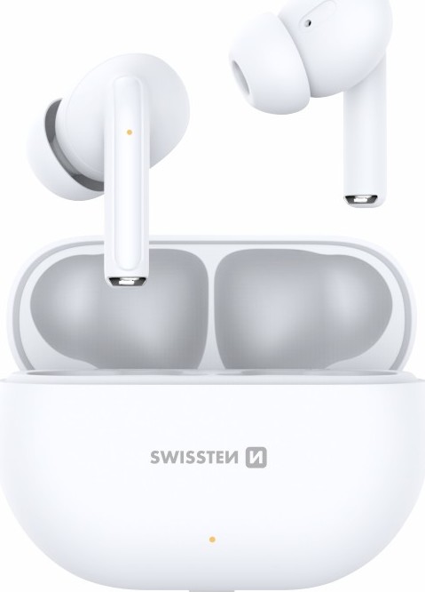 Bluetooth TWS sluchátka SWISSTEN Pro Tune bílá