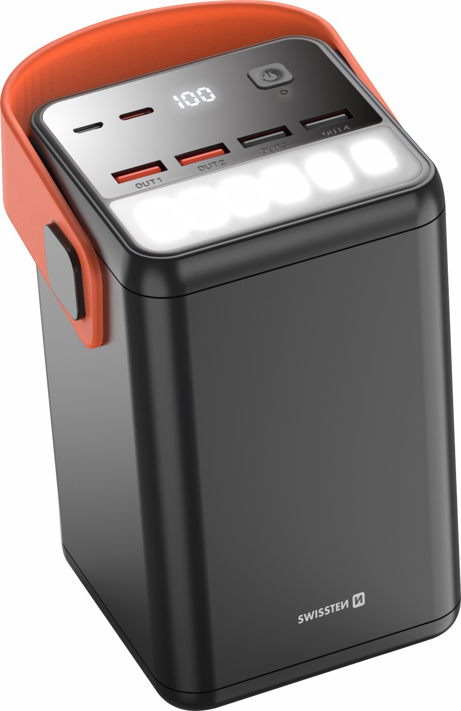 SWISSTEN Power Line Power Bank 60000 mAh pro notebooky 65W Power Delivery Black