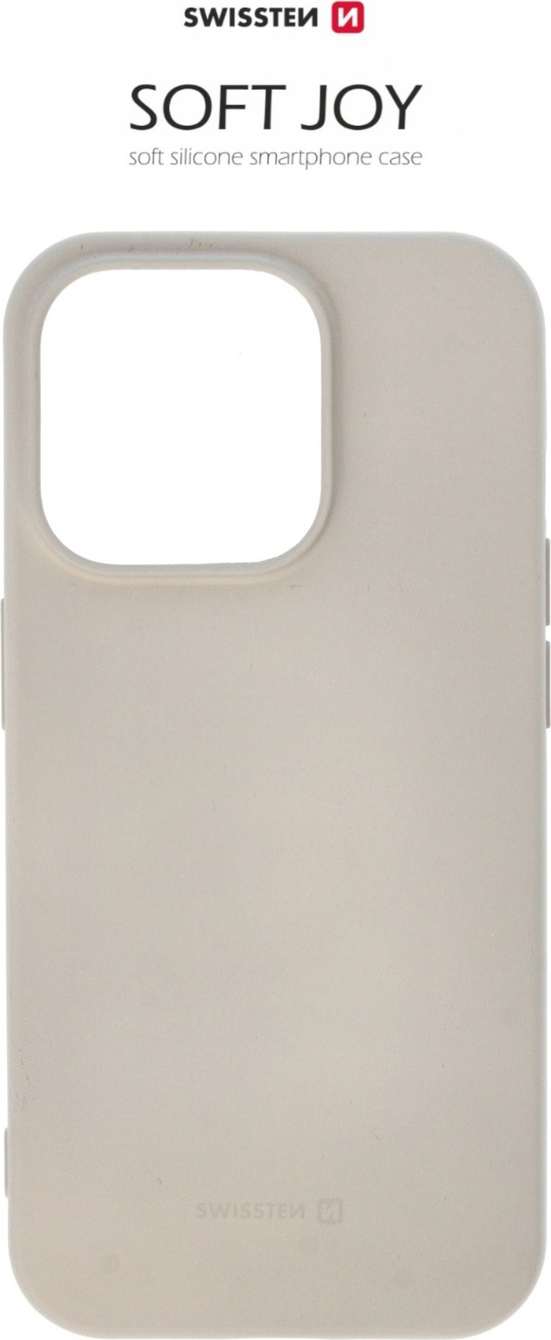 POUZDRO SWISSTEN SOFT JOY PRO APPLE IPHONE 15 PRO KAMENNĚ ŠEDÉ