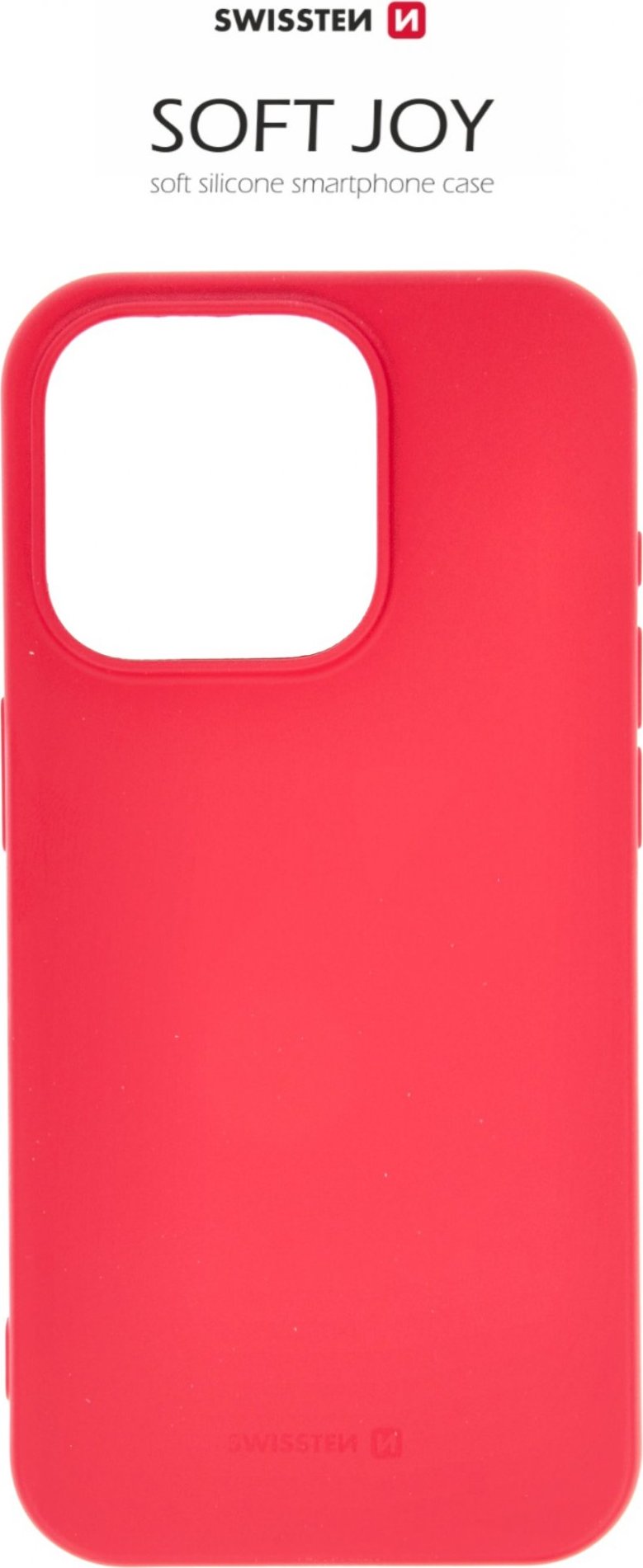 POUZDRO SWISSTEN SOFT JOY PRO APPLE IPHONE 15 PRO ČERVENÉ