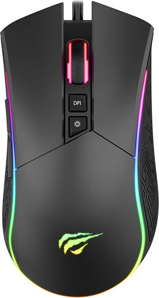Herní myš Havit GAMENOTE MS1001S RGB 800-4800 DPI