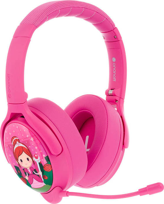 Bezdrátová sluchátka pro děti Buddyphones Cosmos Plus ANC (růžová)