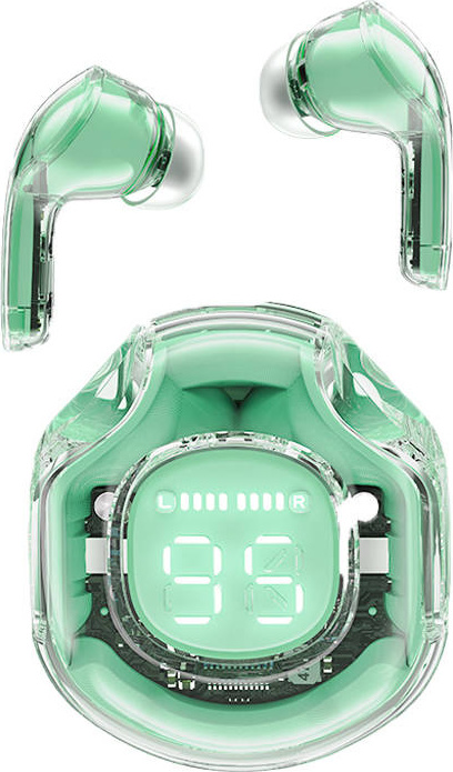 Bezdrátová sluchátka Earphones TWS Acefast T8, Bluetooth 5.3, IPX4 (green)