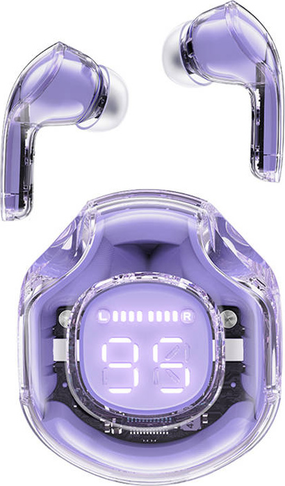 Bezdrátová sluchátka Earphones TWS Acefast T8, Bluetooth 5.3, IPX4 (violet)
