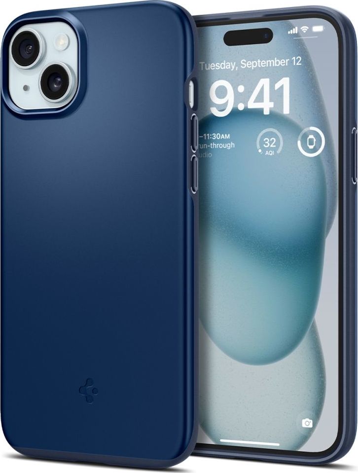 SPIGEN THIN FIT IPHONE 15 NAVY BLUE