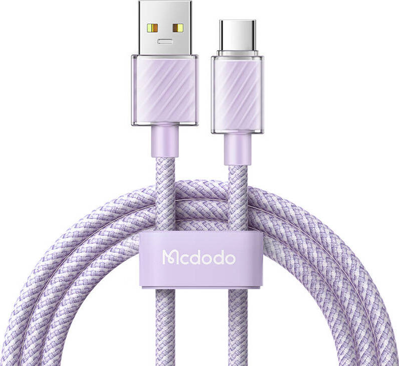 Kabel USB-A na USB-C Mcdodo CA-3655, 100W, 2m (fialový)