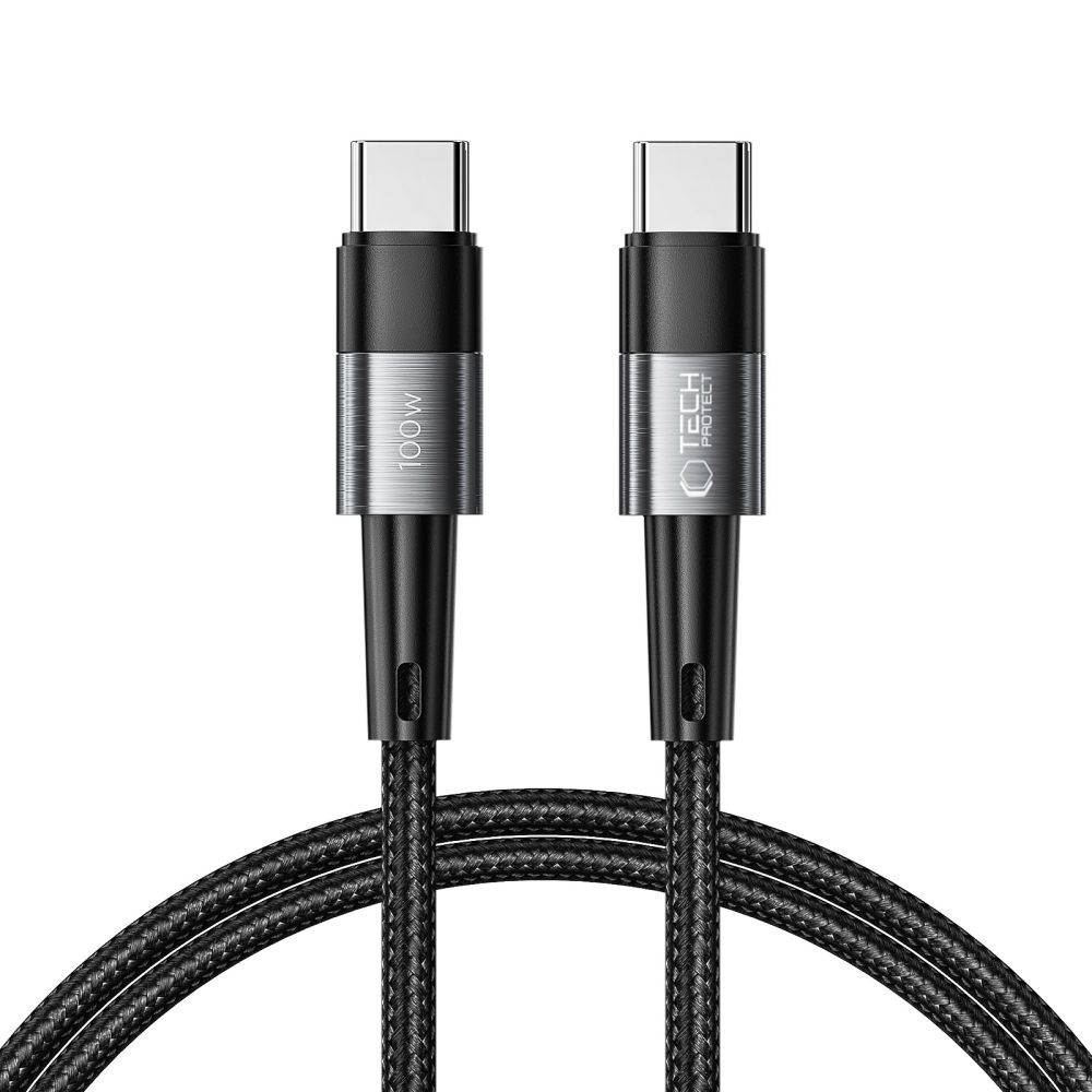 TECH-PROTECT ULTRABOOST TYPE-C CABLE PD 100W / 5A 100CM GREY