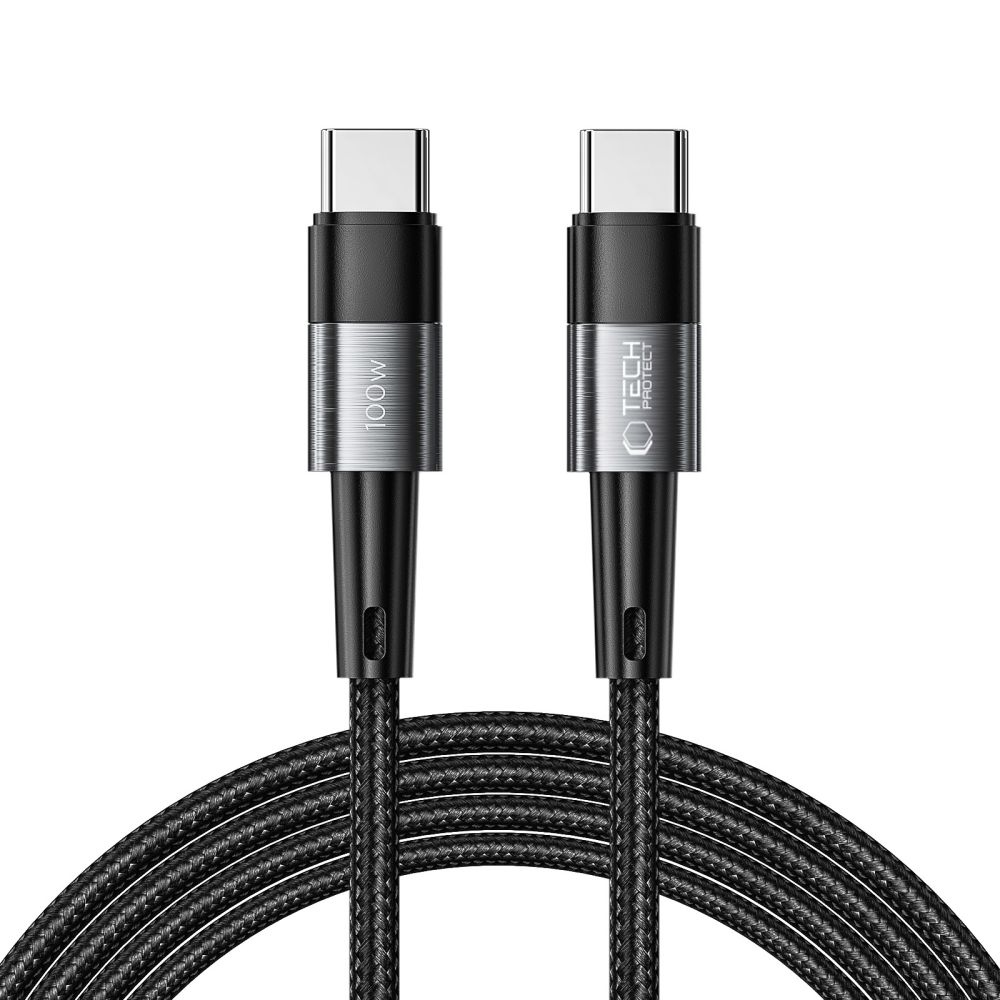 TECH-PROTECT ULTRABOOST TYPE-C CABLE PD 100W / 5A 200CM GREY