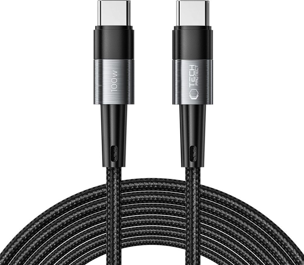 TECH-PROTECT ULTRABOOST TYPE-C CABLE PD 100W / 5A 300CM GREY