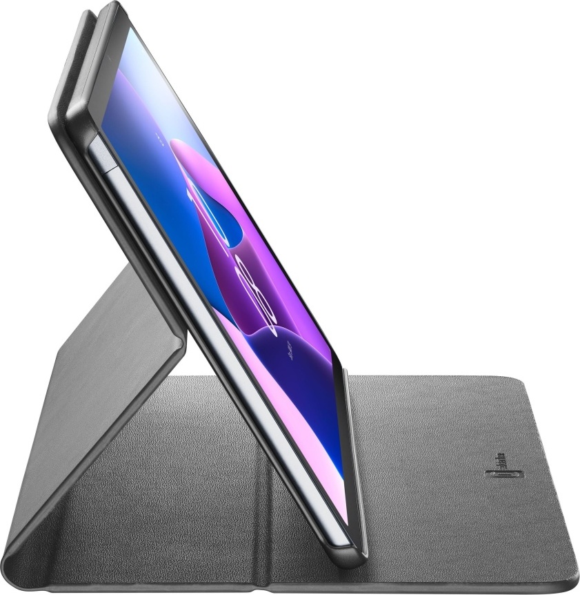 Pouzdro se stojánkem Cellularline Folio pro Lenovo Tab M10 Plus (3 Gen), černé