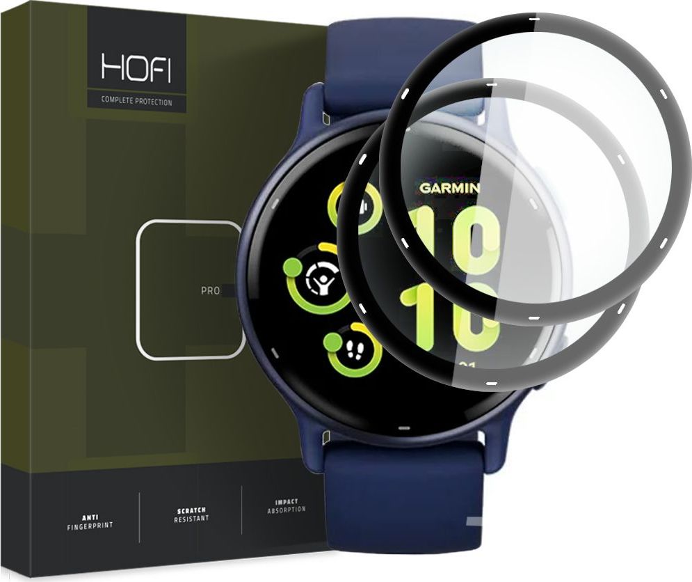 Hybridní sklo HOFI HYBRID PRO+ 2-PACK GARMIN VIVOACTIVE 5 BLACK