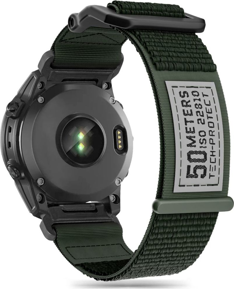 TECH-PROTECT SCOUT GARMIN FENIX 3 / 5X / 3HR / 5X PLUS / 6X / 6X PRO / 7X MILITARY GREEN