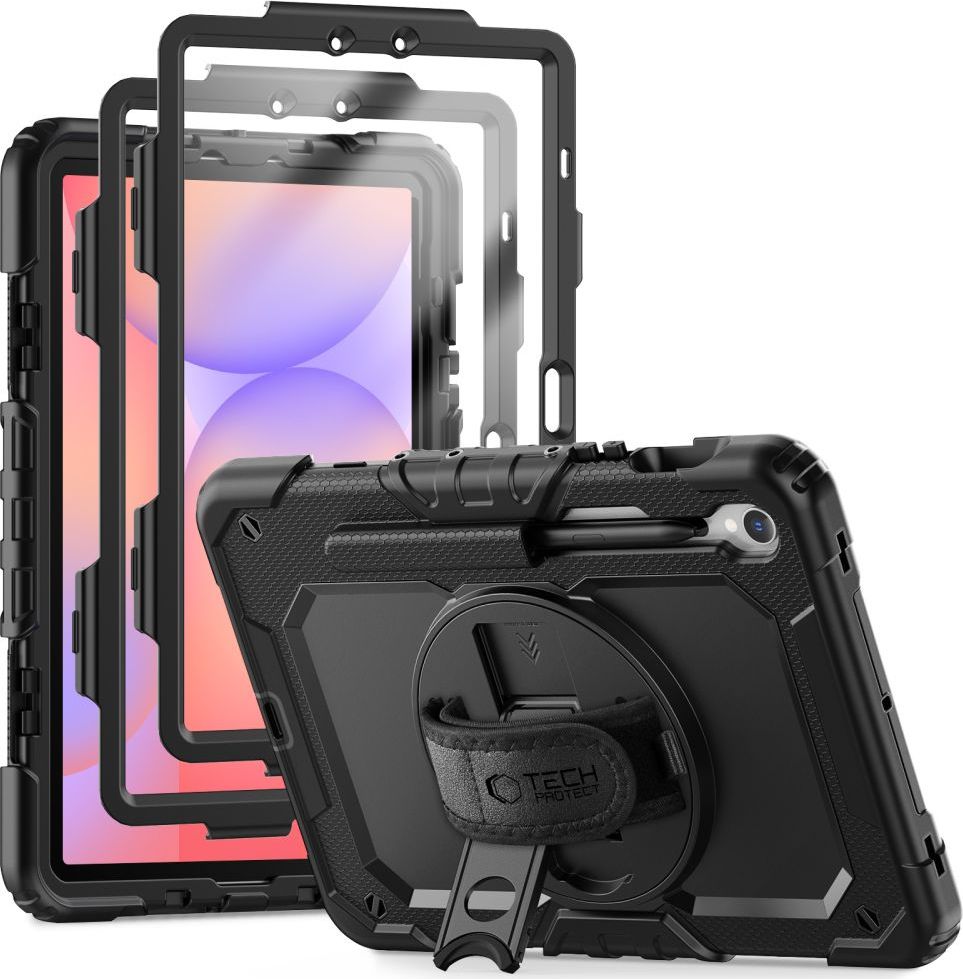 TECH-PROTECT SOLID 2-SET GALAXY TAB S9 11.0 / S9 FE / S10 FE / S10 LITE 10.9 X710 / X716B / X510 / X516B / X520 / X526 / X400 / X406B BLACK