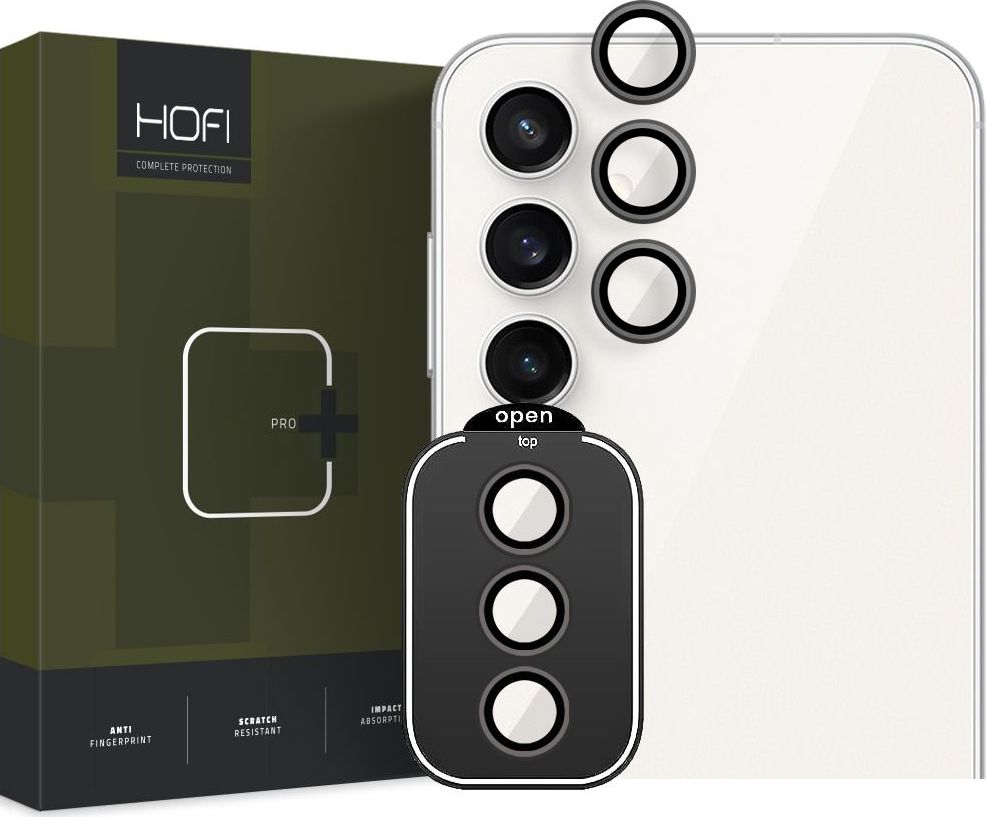 Ochranné sklo na čočku fotoaparátu HOFI CAMRING PRO+ GALAXY S23 FE BLACK
