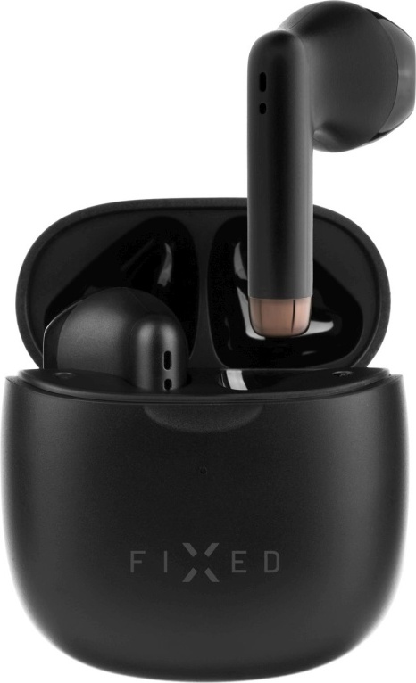 Bezdrátová TWS sluchátka FIXED Pods, černá