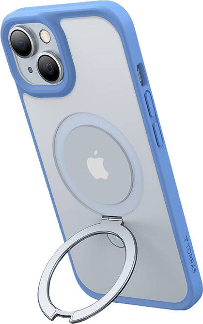 Torras pouzdro na telefon Ostand Matte pro iPhone 15 (námořnická modrá)
