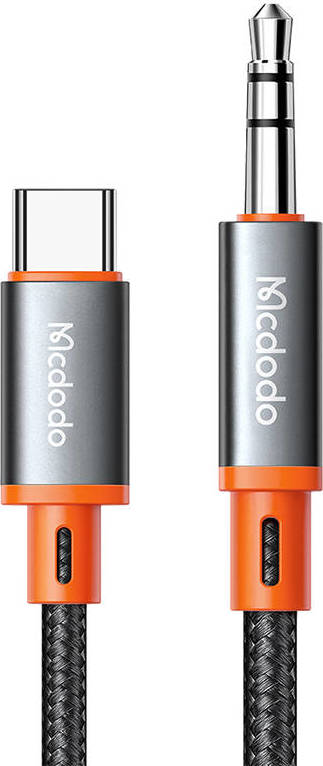 Kabel Mcdodo CA-900 USB-C na 3,5mm mini jack AUX, 1,8 m (černý)