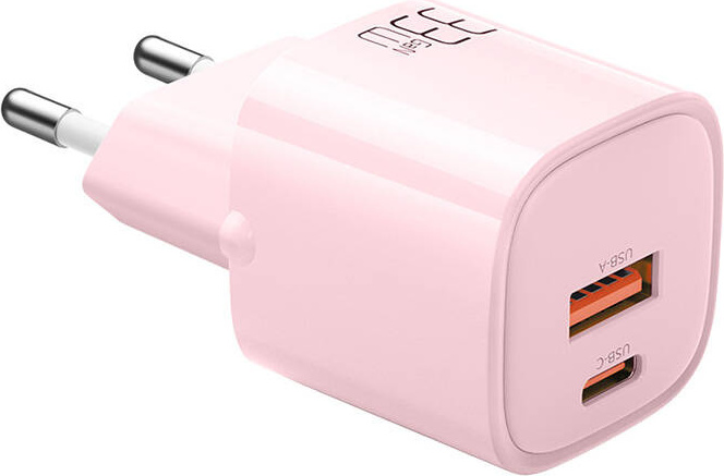 Nabíječka GaN 33W Mcdodo CH-0156 USB-C, USB-A (růžová)