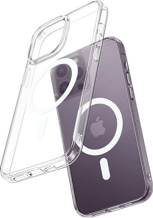 Magnetické pouzdro s MagSafe McDodo Crystal pro iPhone 14 Pro Max (čiré)