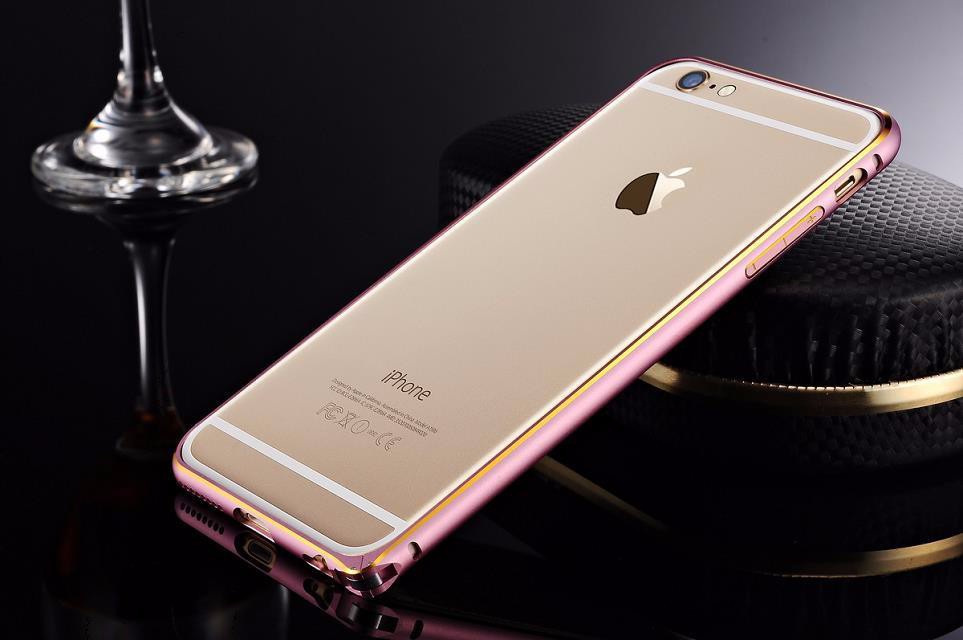 Luxusní kryt pro iPhone 6 PLUS - Steel Shield Barva: Rose