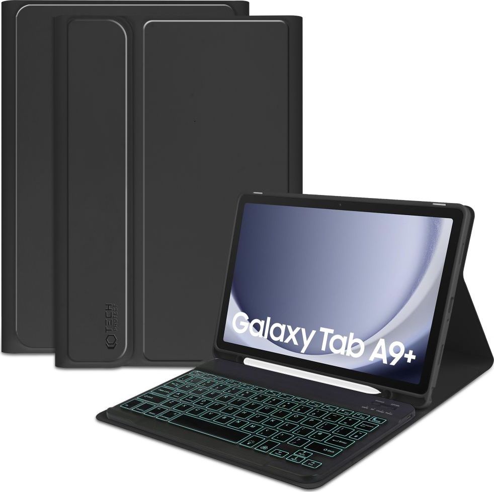 Levně TECH-PROTECT SC PEN + KEYBOARD GALAXY TAB A9+ PLUS 11.0 X210 / X215 / X216 BLACK